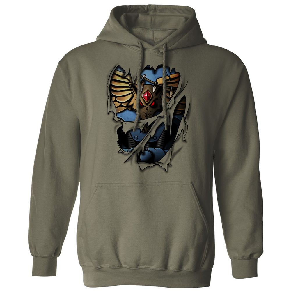 Classic Unisex Hoodie - XQG14YLM - Military Green - 4