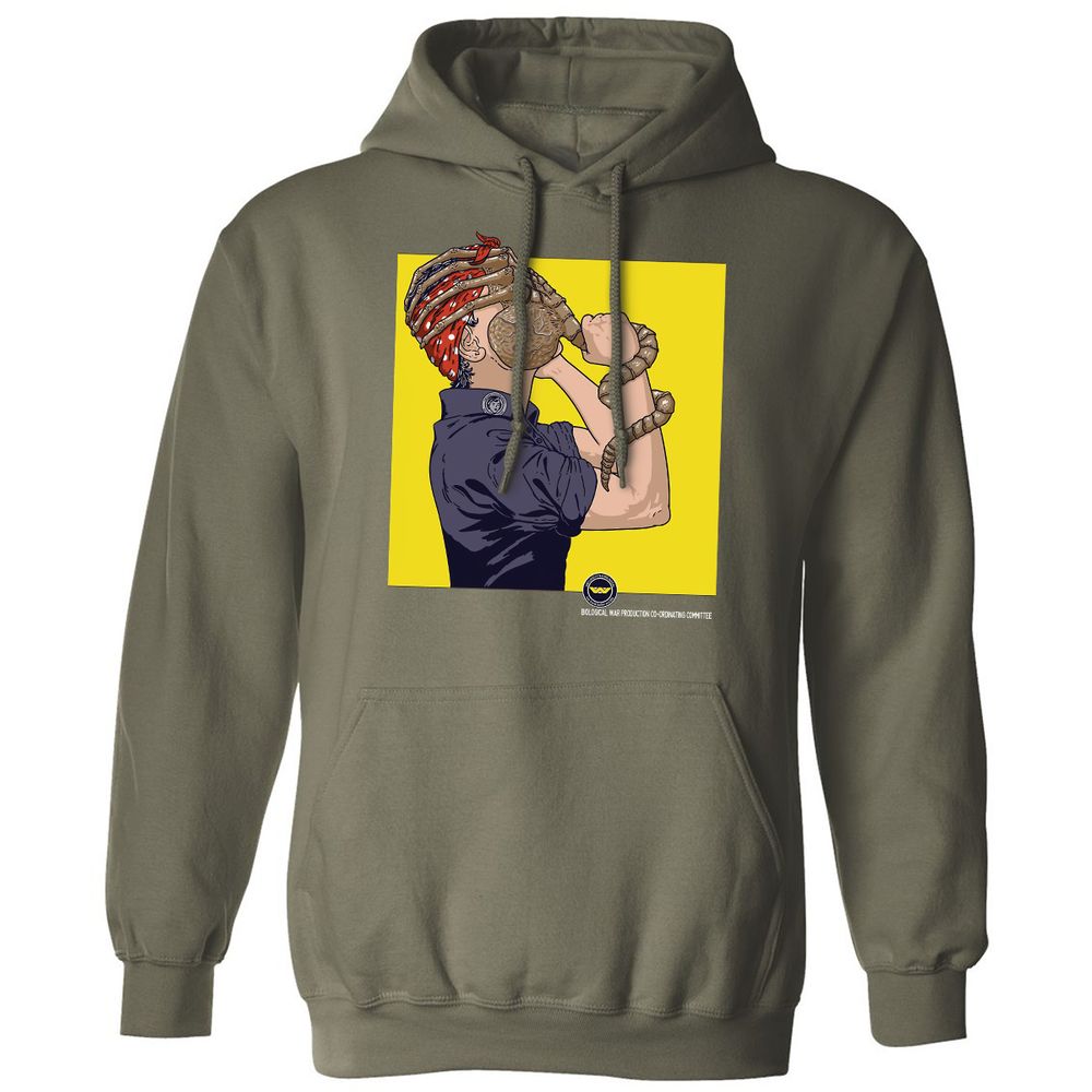Classic Unisex Hoodie - KXB3ZNZN - Military Green - 4