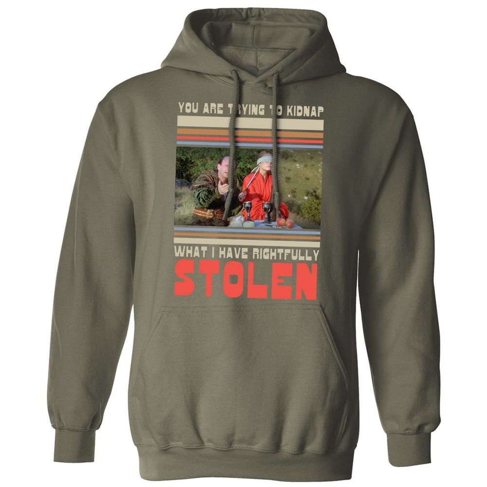 Classic Unisex Hoodie - MZN2MEYE - Military Green - 4