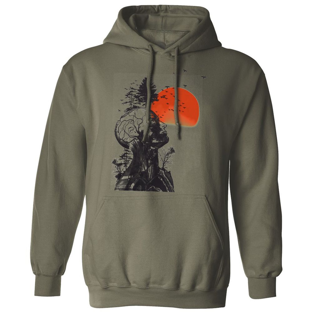 Classic Unisex Hoodie - L7H9KSTS - Military Green - 4