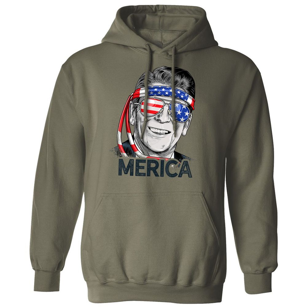 Classic Unisex Hoodie - 7WFEGMUR - Military Green - 4