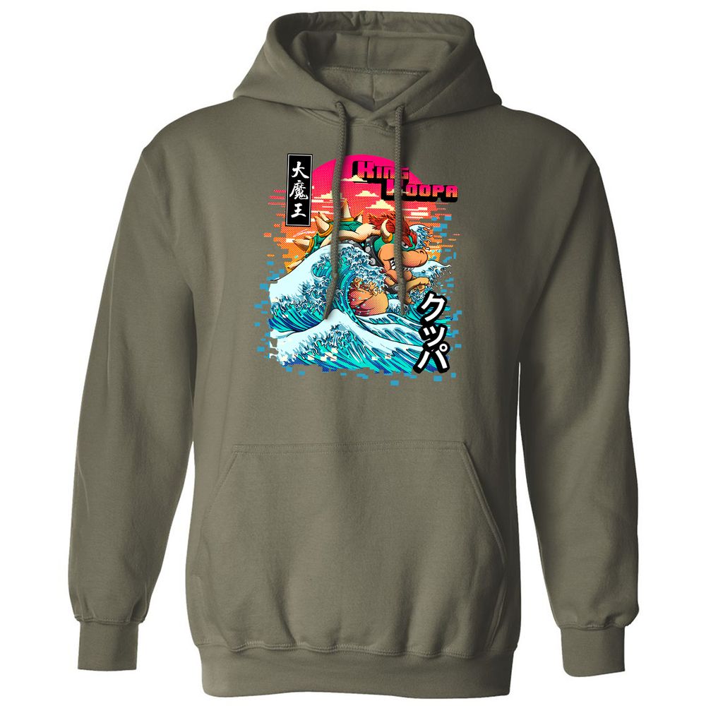 Classic Unisex Hoodie - N54DT3DB - Military Green - 4