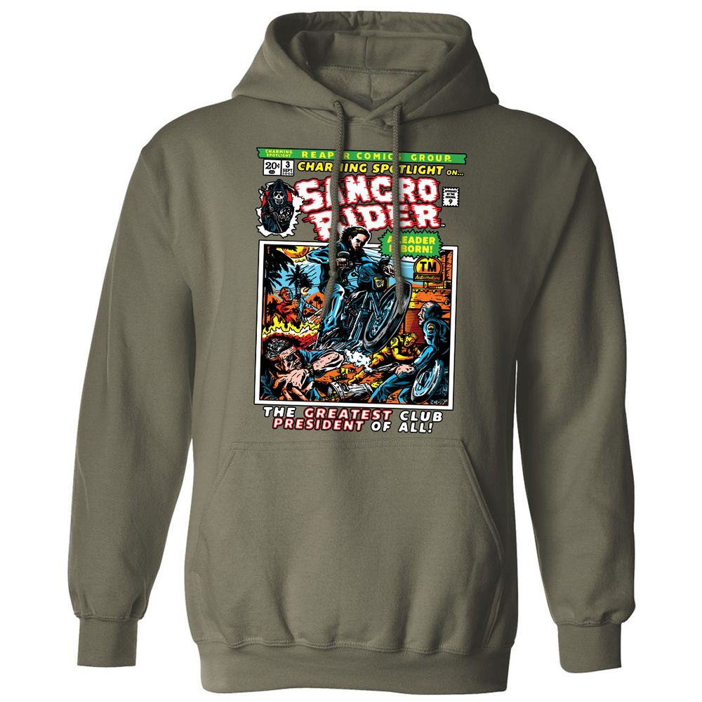 Classic Unisex Hoodie - GJMAHR52 - Military Green - 4