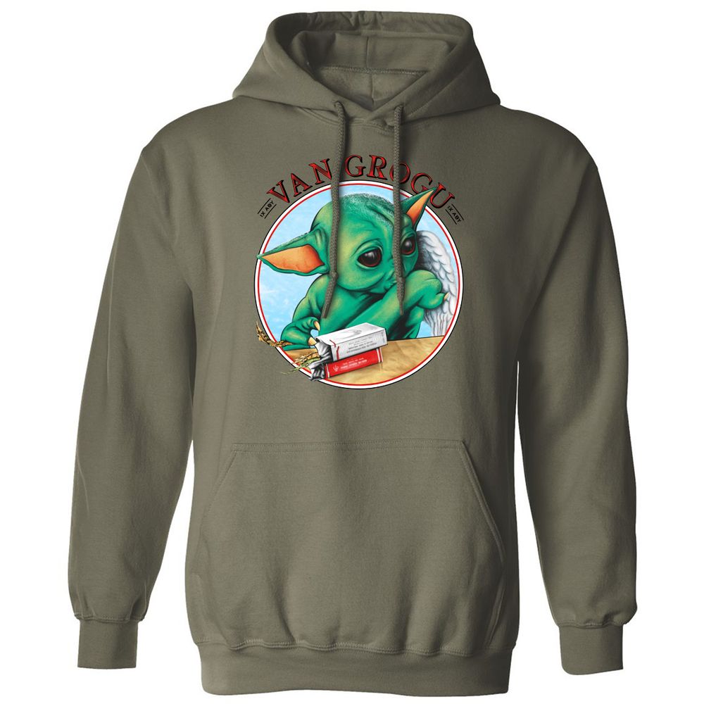 Classic Unisex Hoodie - B518JHNG - Military Green - 4