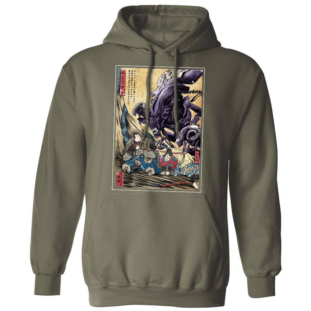 Classic Unisex Hoodie - KKWKTPLH - Military Green - 4