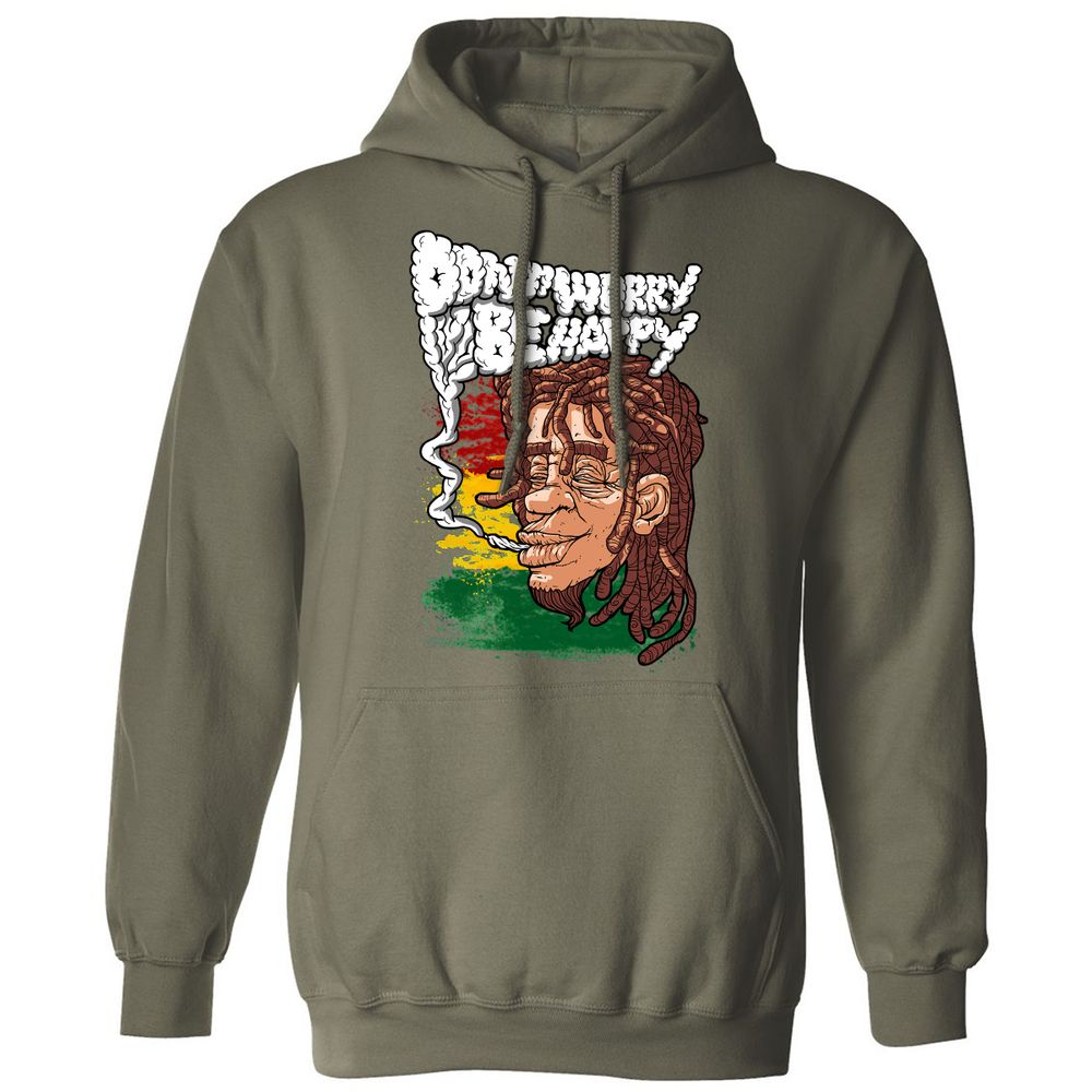 Classic Unisex Hoodie - LEDH7CUW - Military Green - 4