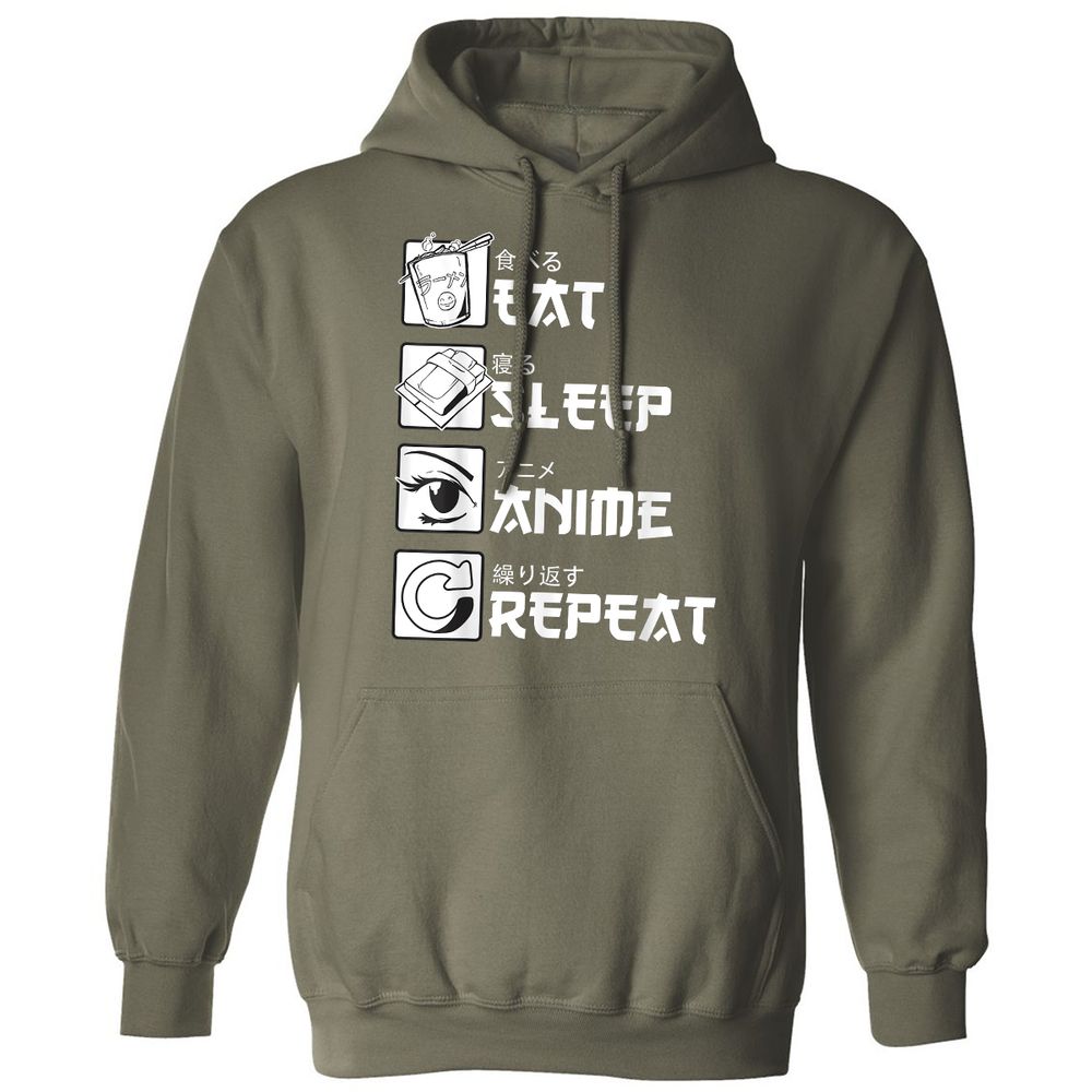 Classic Unisex Hoodie - 3D8T4YJJ - Military Green - 4