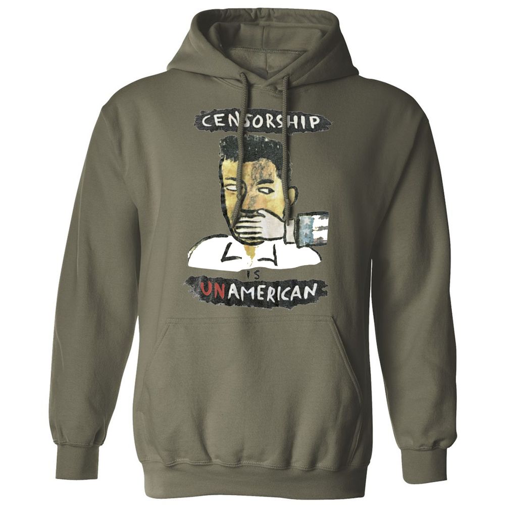 Censorship is Unamerican - Military Green - 4