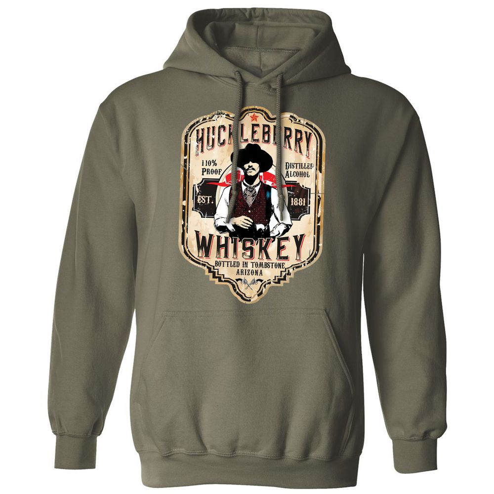 Huckleberry Whiskey Label - Military Green - 4