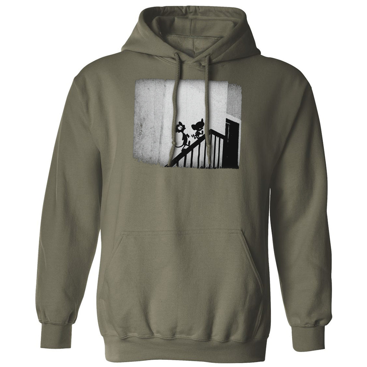 Classic Unisex Hoodie - 9Q6Z1DG6 - Military Green - 4