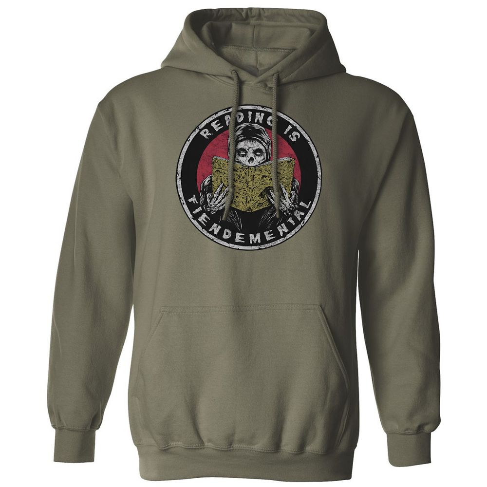 Reading Is Fiendemental - Military Green - 4