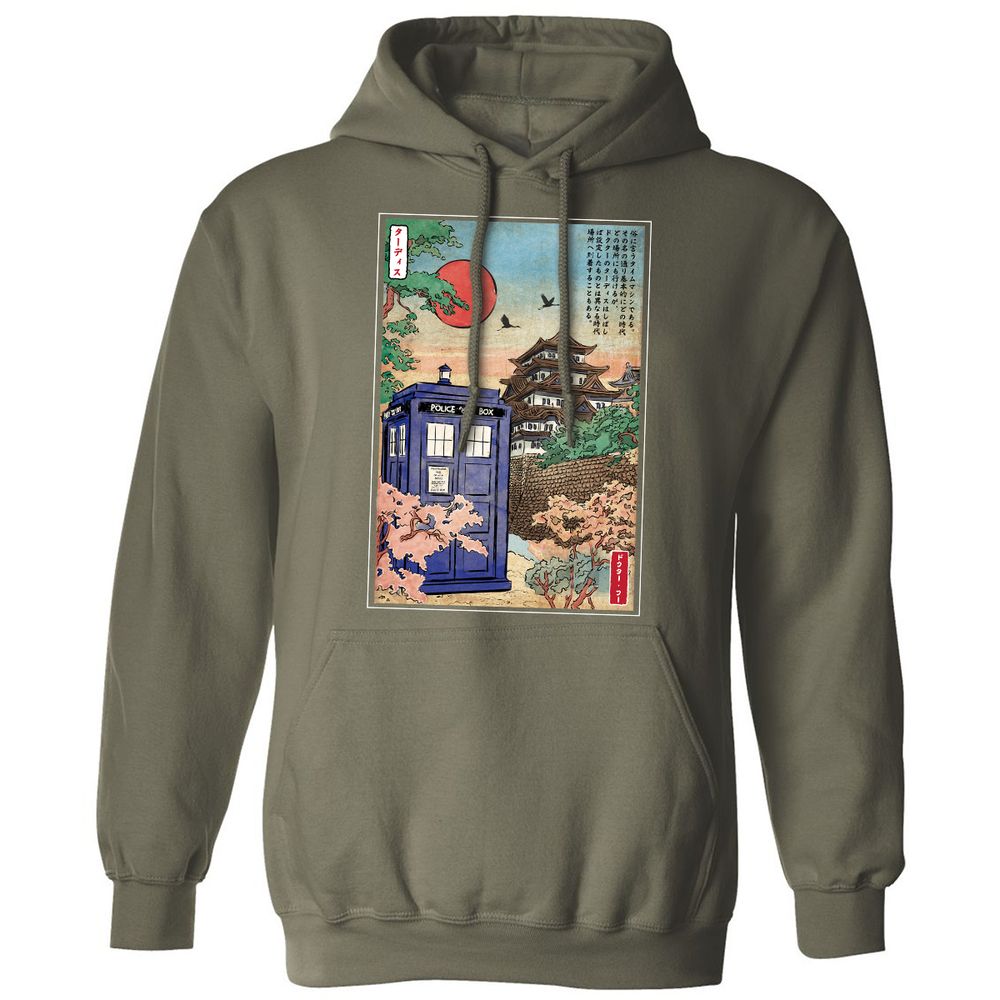 Classic Unisex Hoodie - LEDVTNWK - Military Green - 4