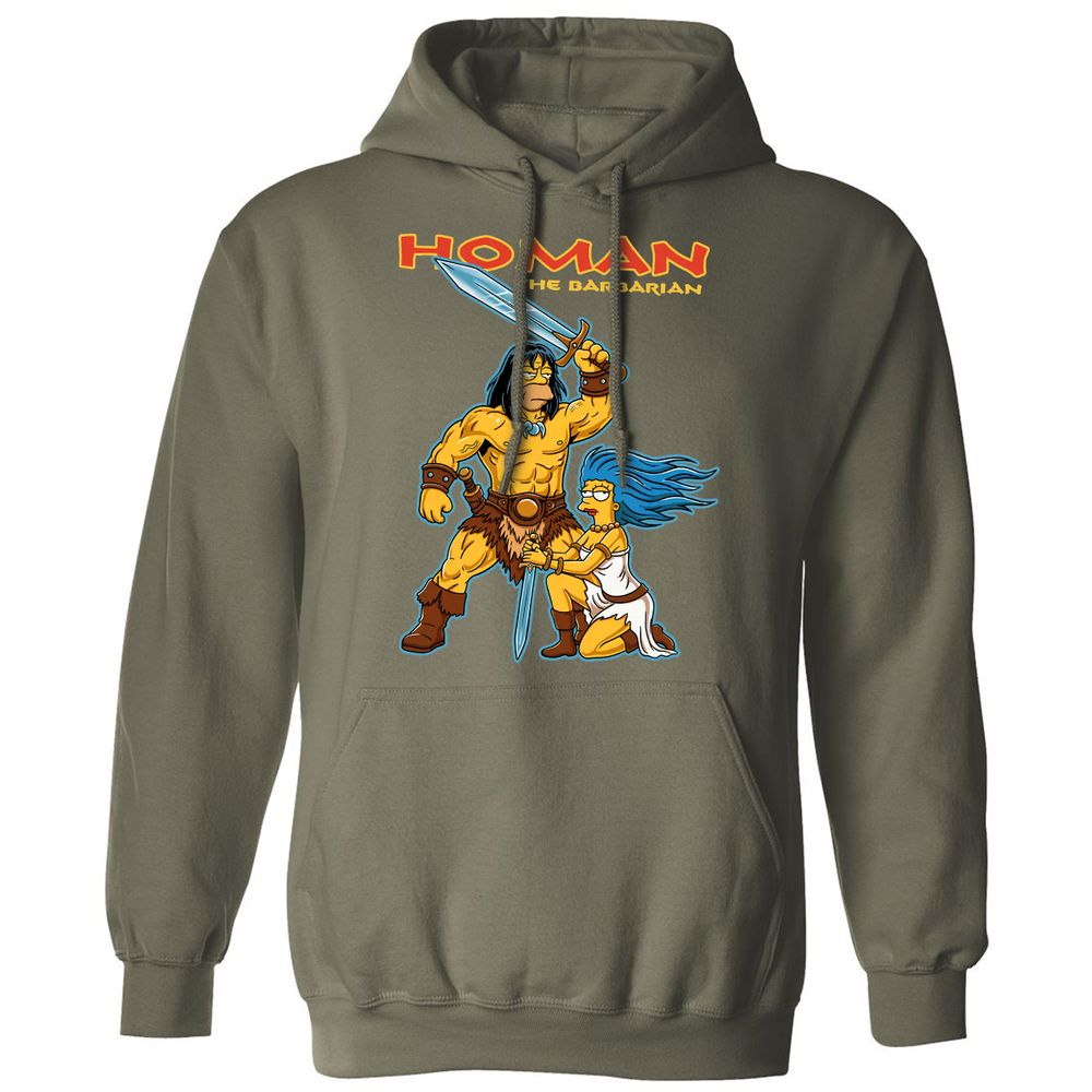 Classic Unisex Hoodie - RFSKQWQG - Military Green - 4