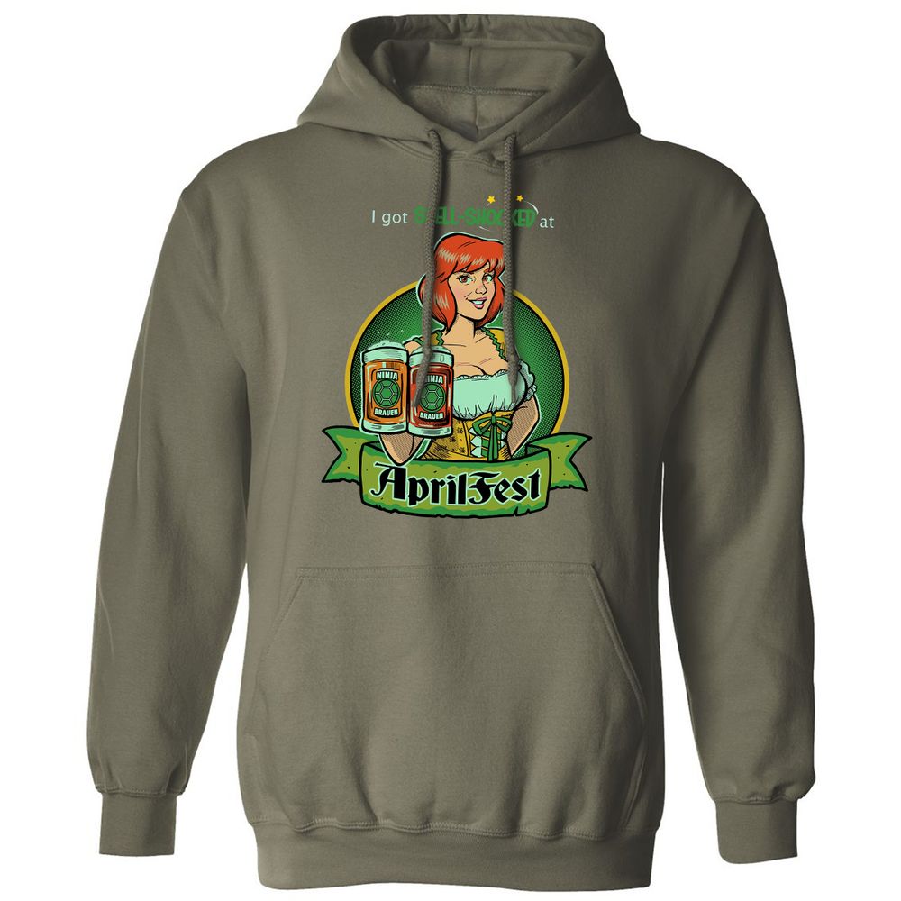 Classic Unisex Hoodie - V8JHQMDN - Military Green - 4