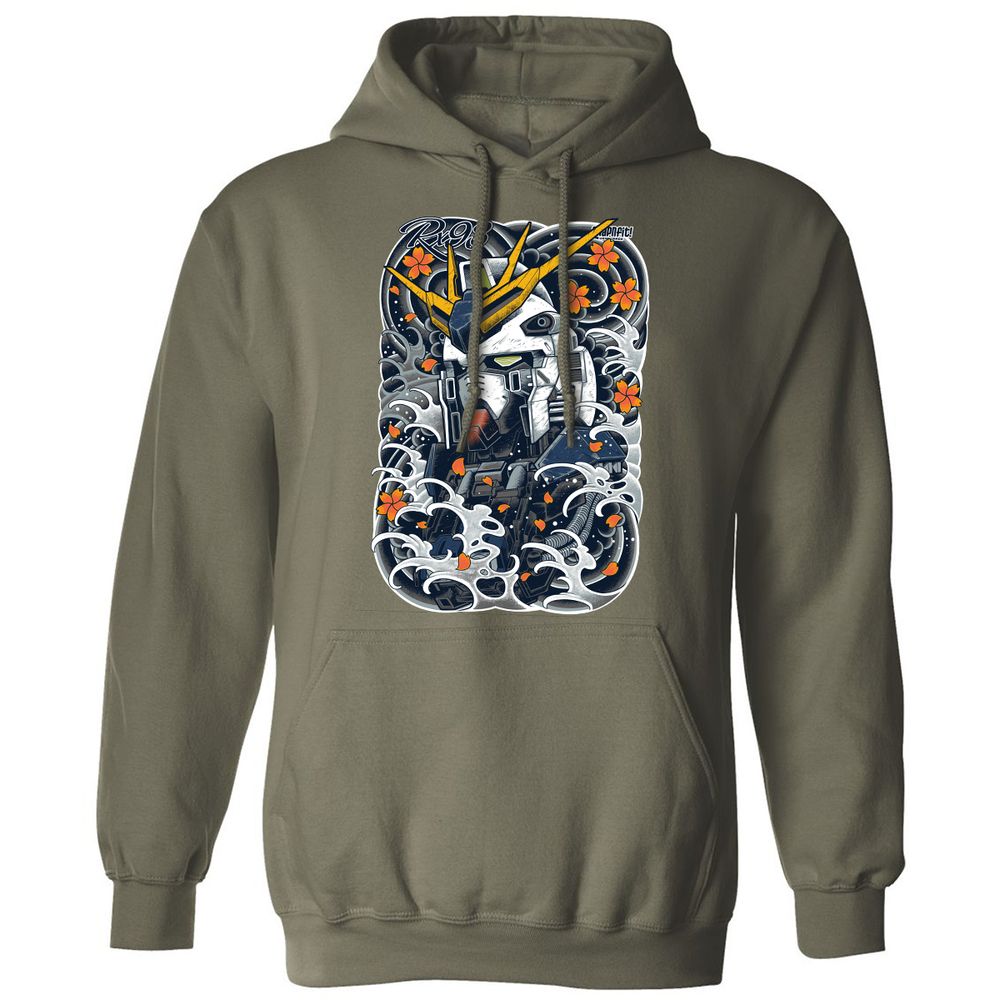 Classic Unisex Hoodie - MDS1H3Z4 - Military Green - 4