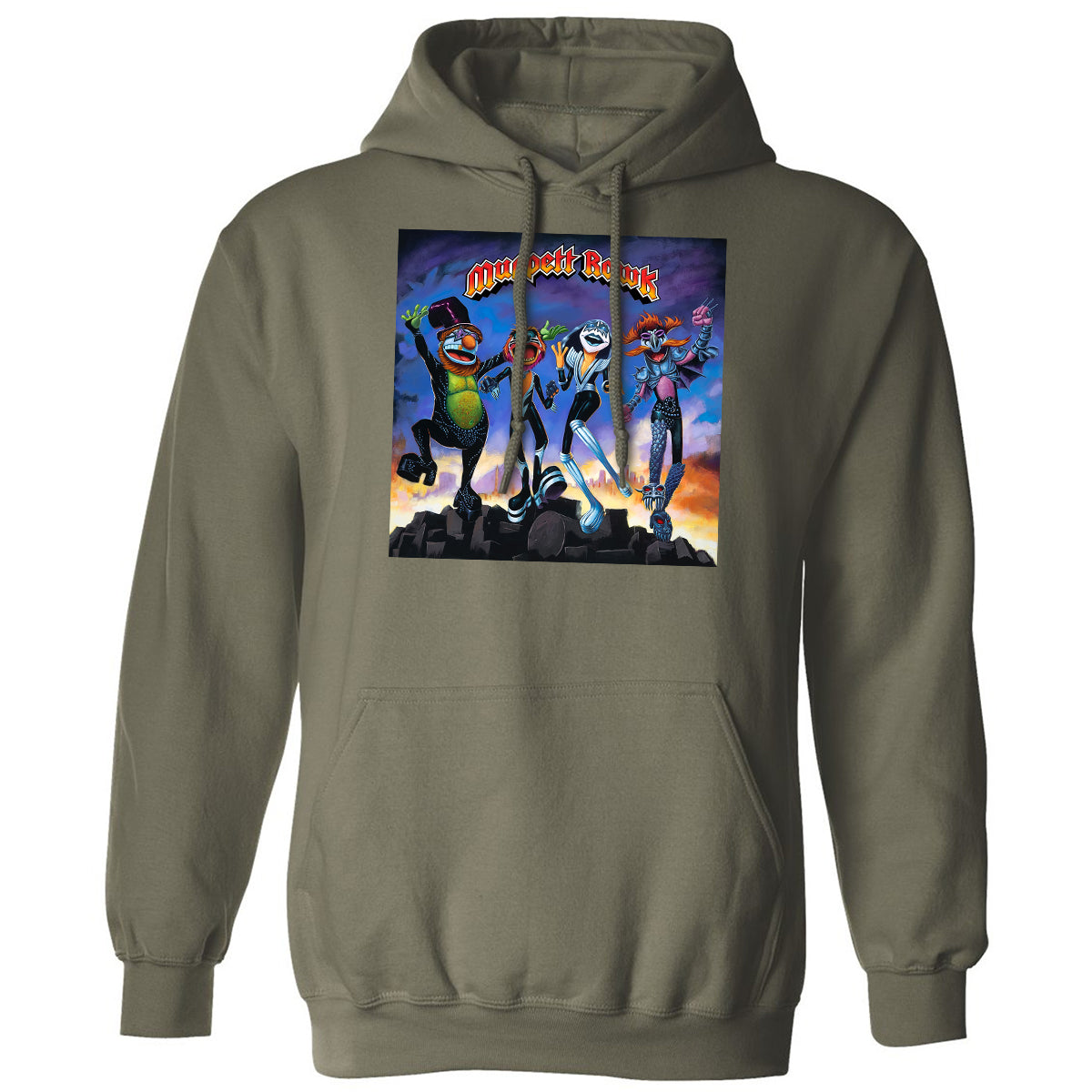 Classic Unisex Hoodie - KXZQ9XWB - Military Green - 4
