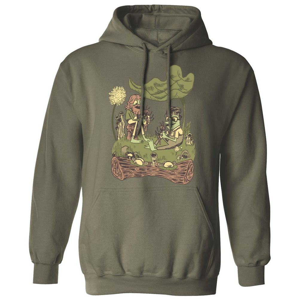 Classic Unisex Hoodie - 3Z4GM1SX - Military Green - 4