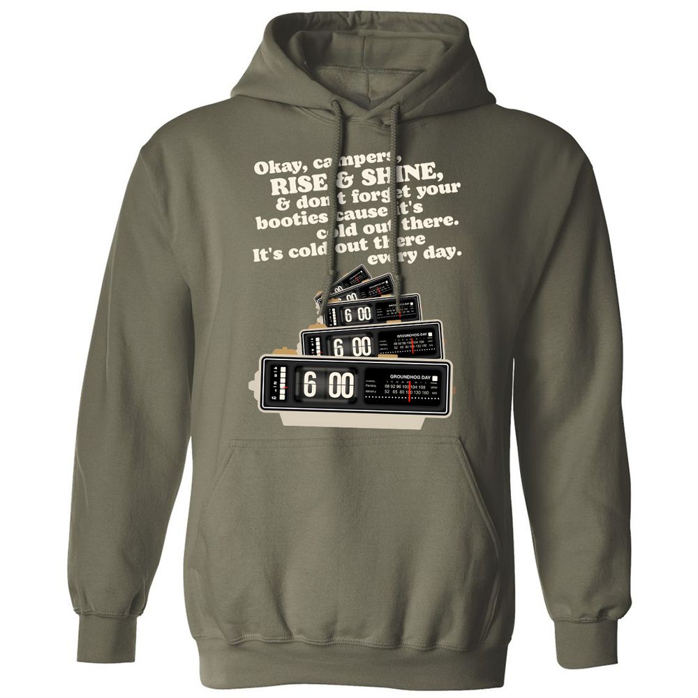Classic Unisex Hoodie - F9W6Q5RN - Military Green - 4