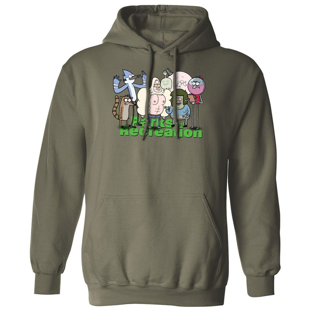 Classic Unisex Hoodie - M85U6JJC - Military Green - 4
