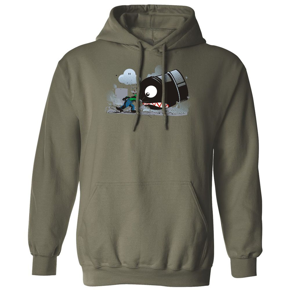Classic Unisex Hoodie - L3P995HY - Military Green - 4