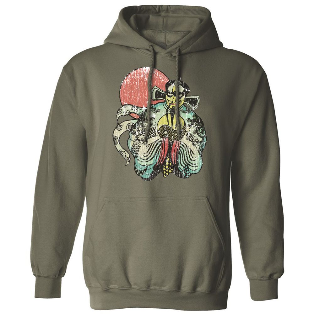Classic Unisex Hoodie - L1EE62Y8 - Military Green - 4