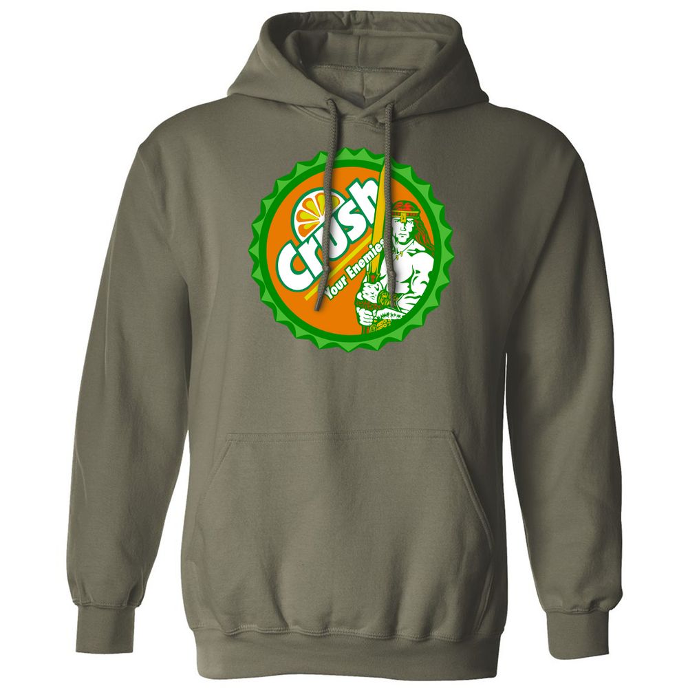 Classic Unisex Hoodie - 93Z5RSB3 - Military Green - 4