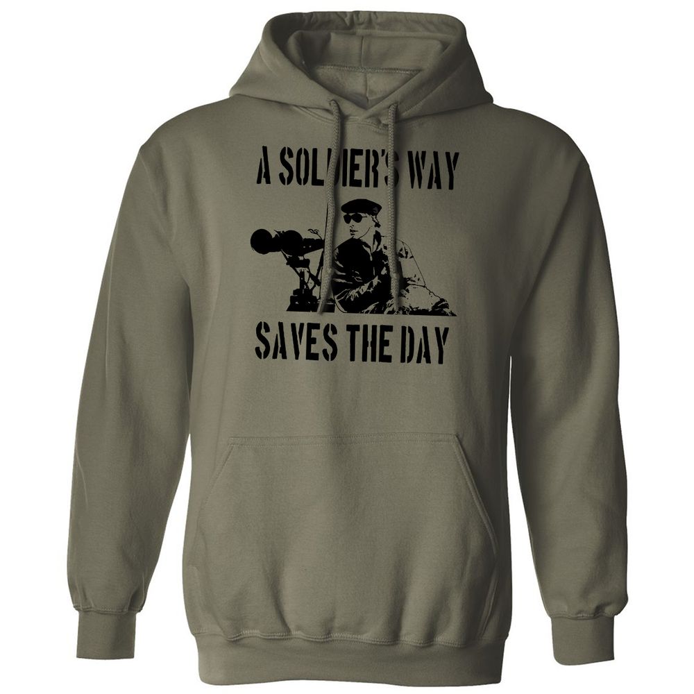 Classic Unisex Hoodie - CXMYCBB1 - Military Green - 4
