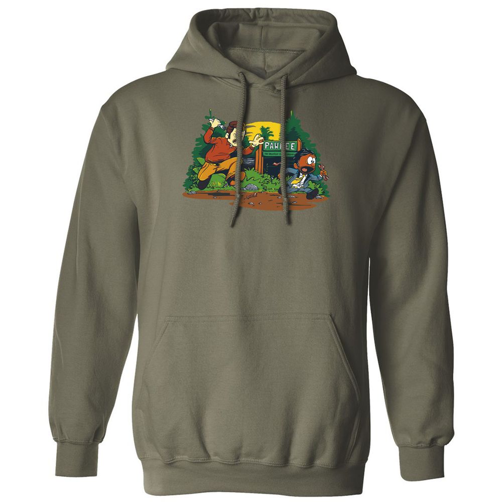 Classic Unisex Hoodie - X46EU1QV - Military Green - 4