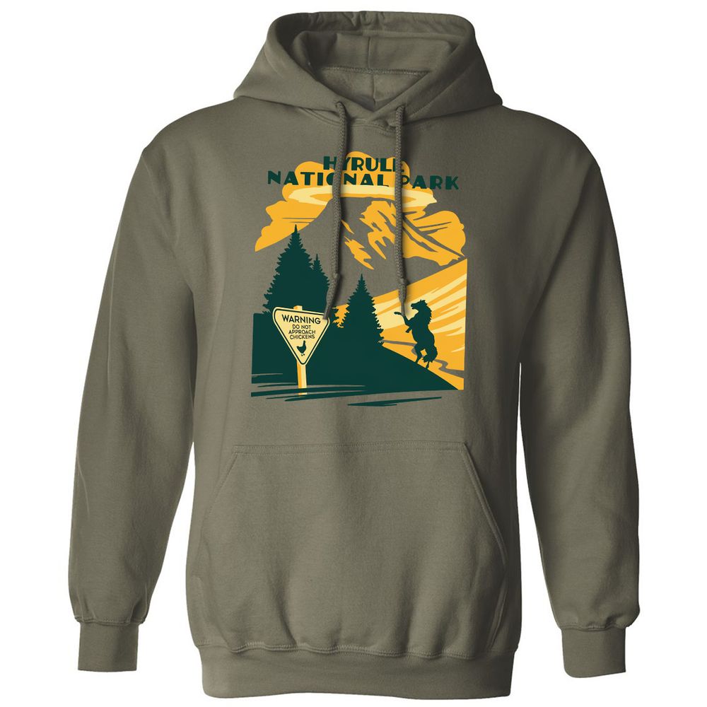 Classic Unisex Hoodie - LND16G23 - Military Green - 4