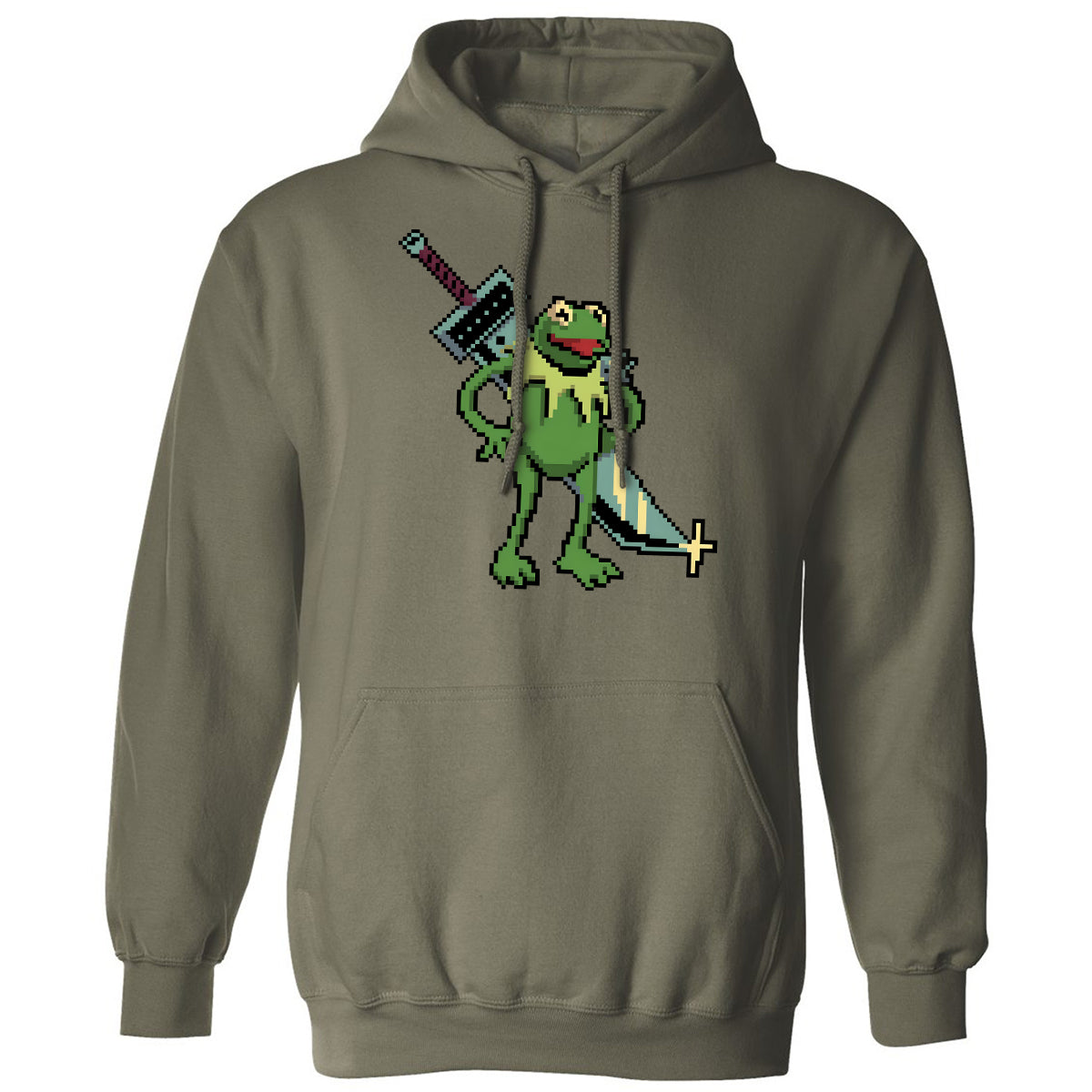 Classic Unisex Hoodie - YXJ2BQRJ - Military Green - 4