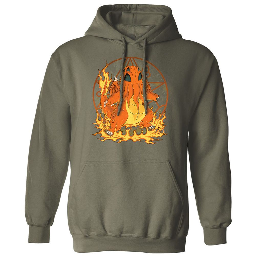 Classic Unisex Hoodie - KND34MBF - Military Green - 4