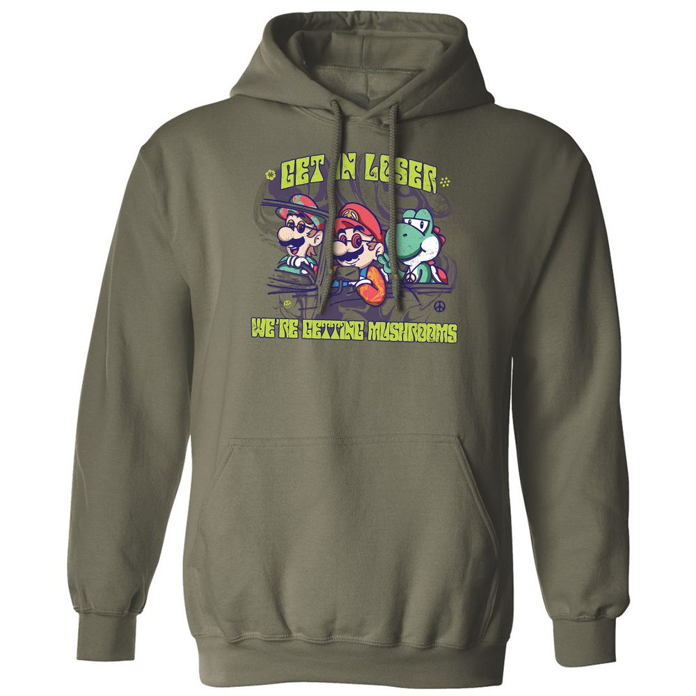 Classic Unisex Hoodie - J3UHHNPY - Military Green - 4