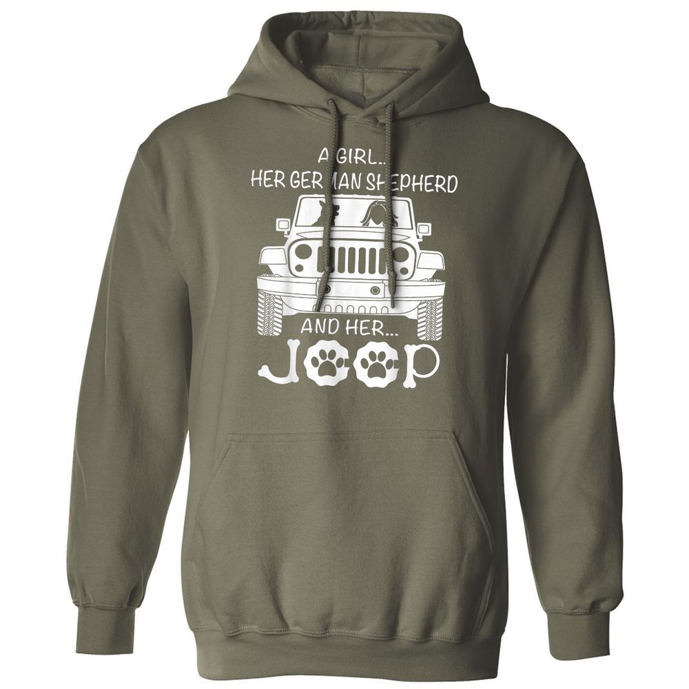 Classic Unisex Hoodie - WVP6H9LH - Military Green - 4