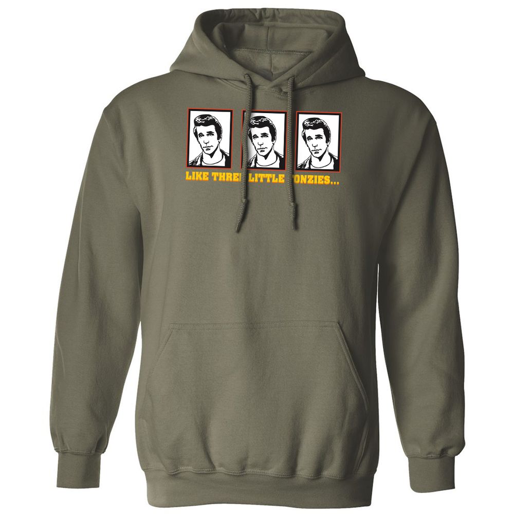 Classic Unisex Hoodie - HRS539M4 - Military Green - 4