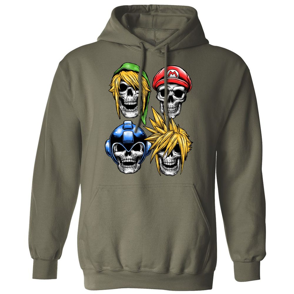Classic Unisex Hoodie - Z9VH42G7 - Military Green - 4