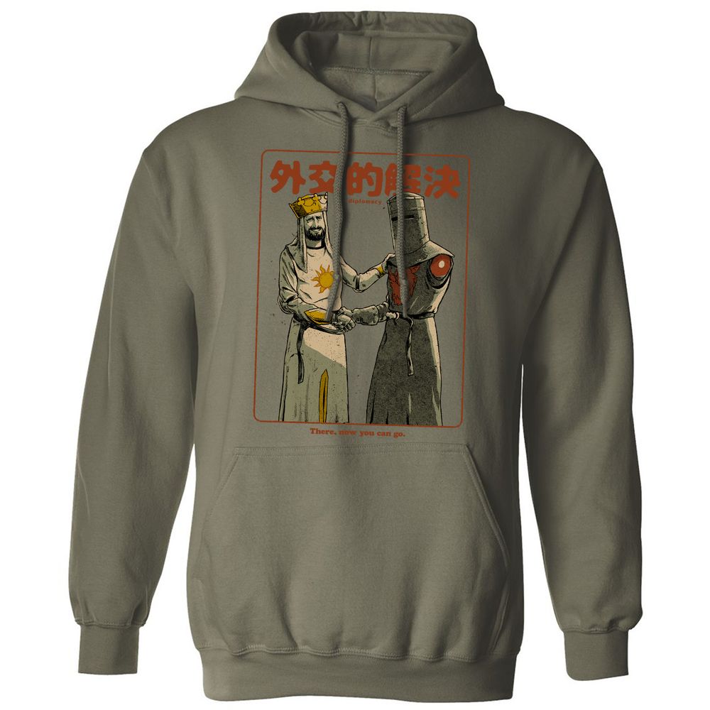 Classic Unisex Hoodie - HSN3RXK5 - Military Green - 4