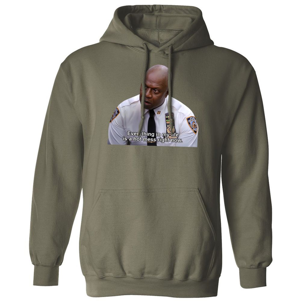 Classic Unisex Hoodie - SLKQNZQH - Military Green - 4