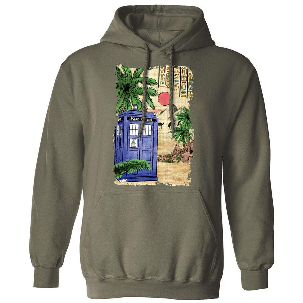 Classic Unisex Hoodie - URYV7WZA - Military Green - 4