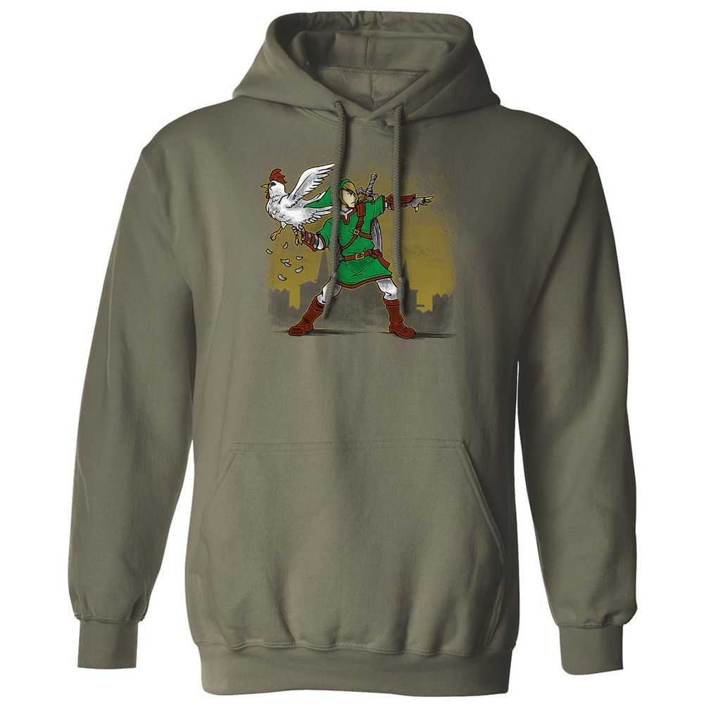 Classic Unisex Hoodie - QP5MZ7XT - Military Green - 4