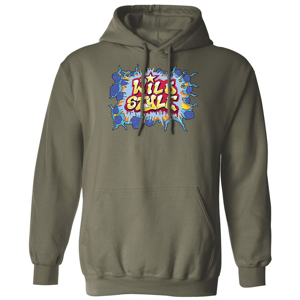 Classic Unisex Hoodie - Black - Military Green - 4