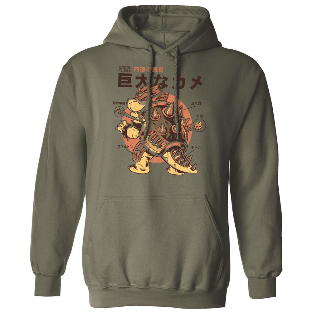 Classic Unisex Hoodie - QZHNNWDF - Military Green - 4