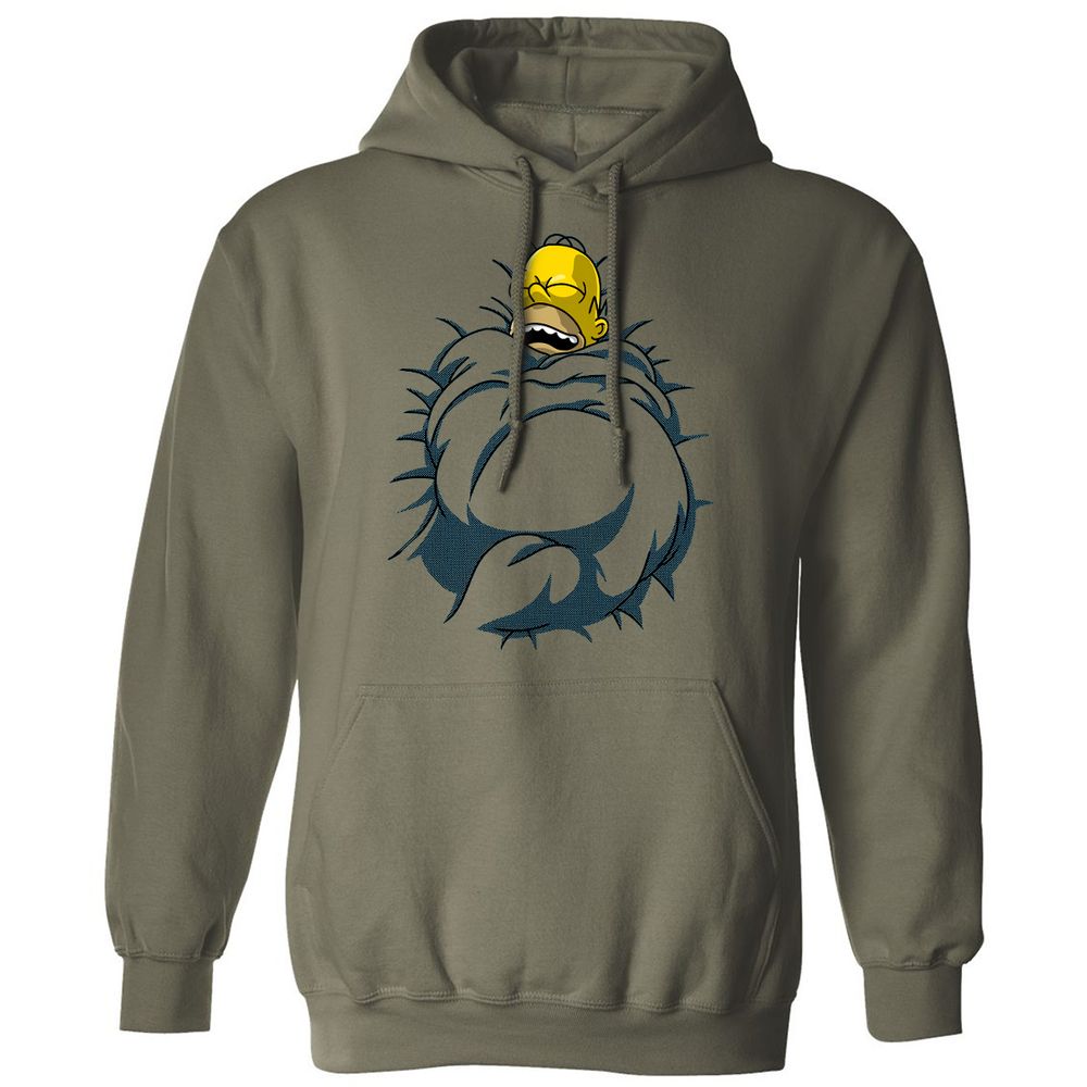 Classic Unisex Hoodie - GZM7D8UU - Military Green - 4
