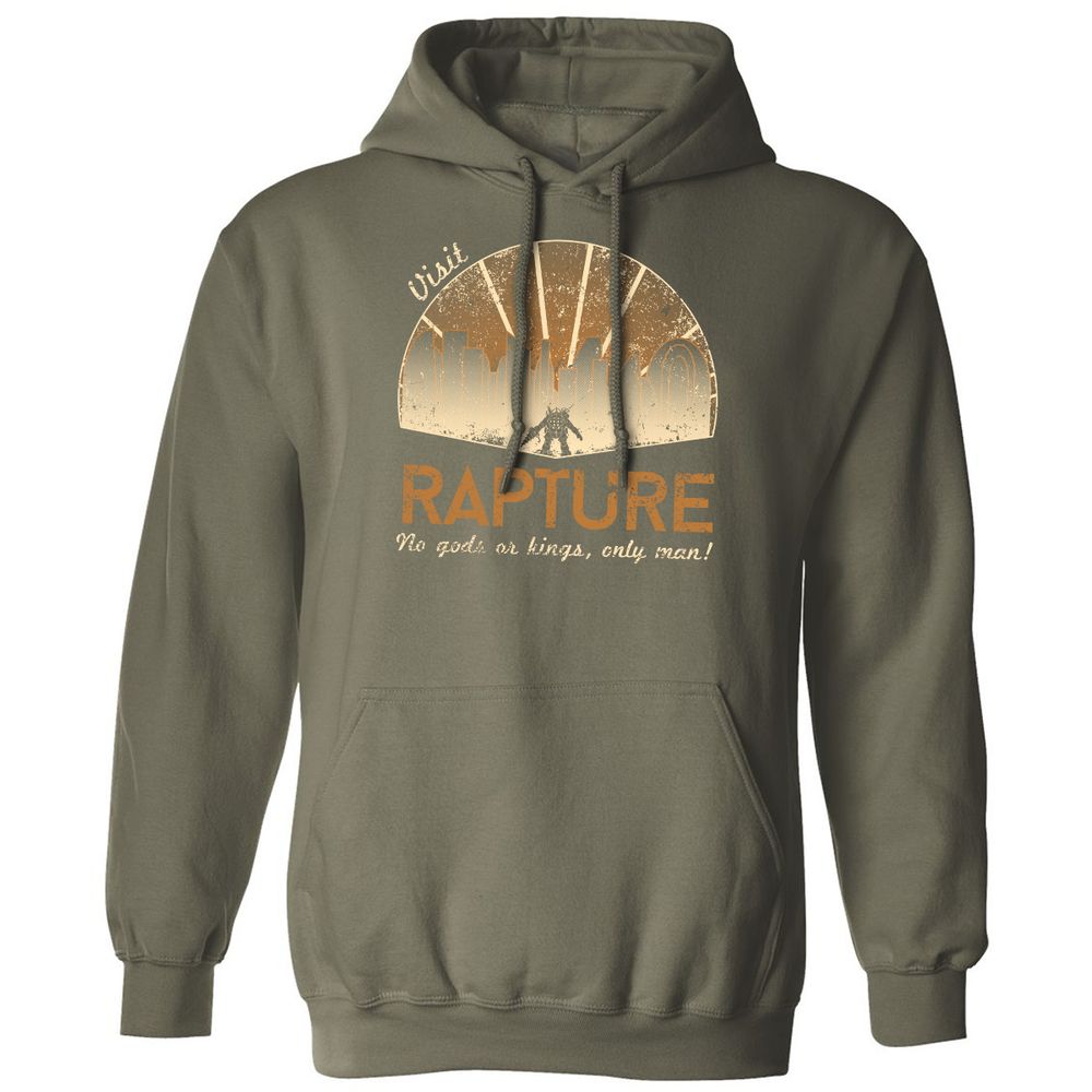 Classic Unisex Hoodie - PUSP7GWX - Military Green - 4