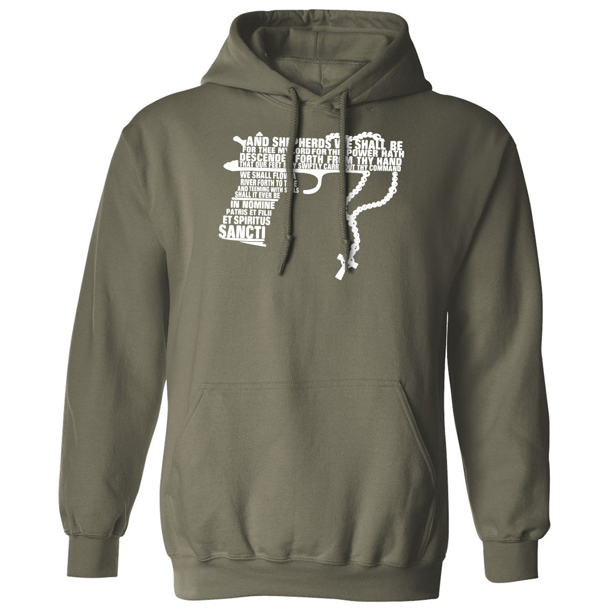 Classic Unisex Hoodie - GDRH8UC7 - Military Green - 4