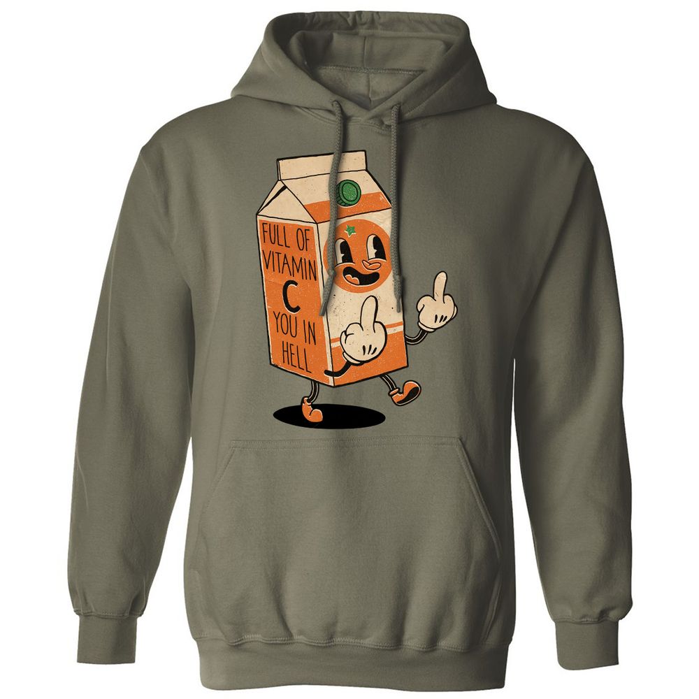 Classic Unisex Hoodie - C69T7G1G - Military Green - 4