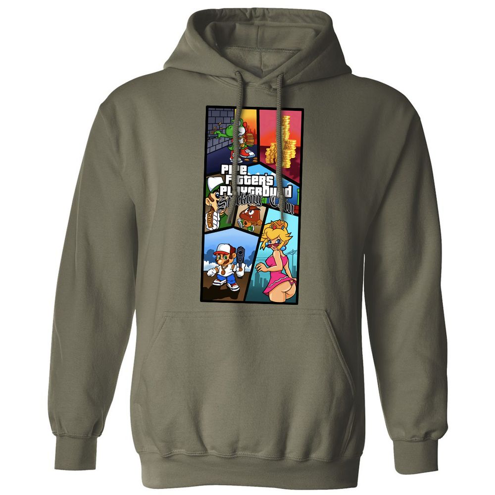 Classic Unisex Hoodie - D4B5SNZR - Military Green - 4