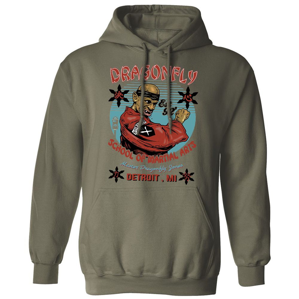 Classic Unisex Hoodie - UA9FK4V3 - Military Green - 4