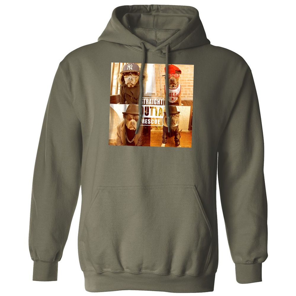 Classic Unisex Hoodie - WT3L8XEW - Military Green - 4