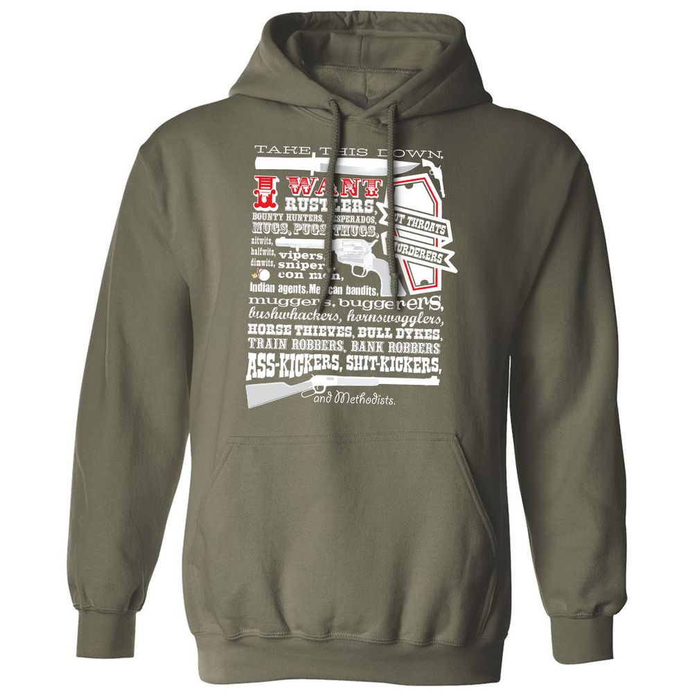 Classic Unisex Hoodie - W7H9VNF3 - Military Green - 4