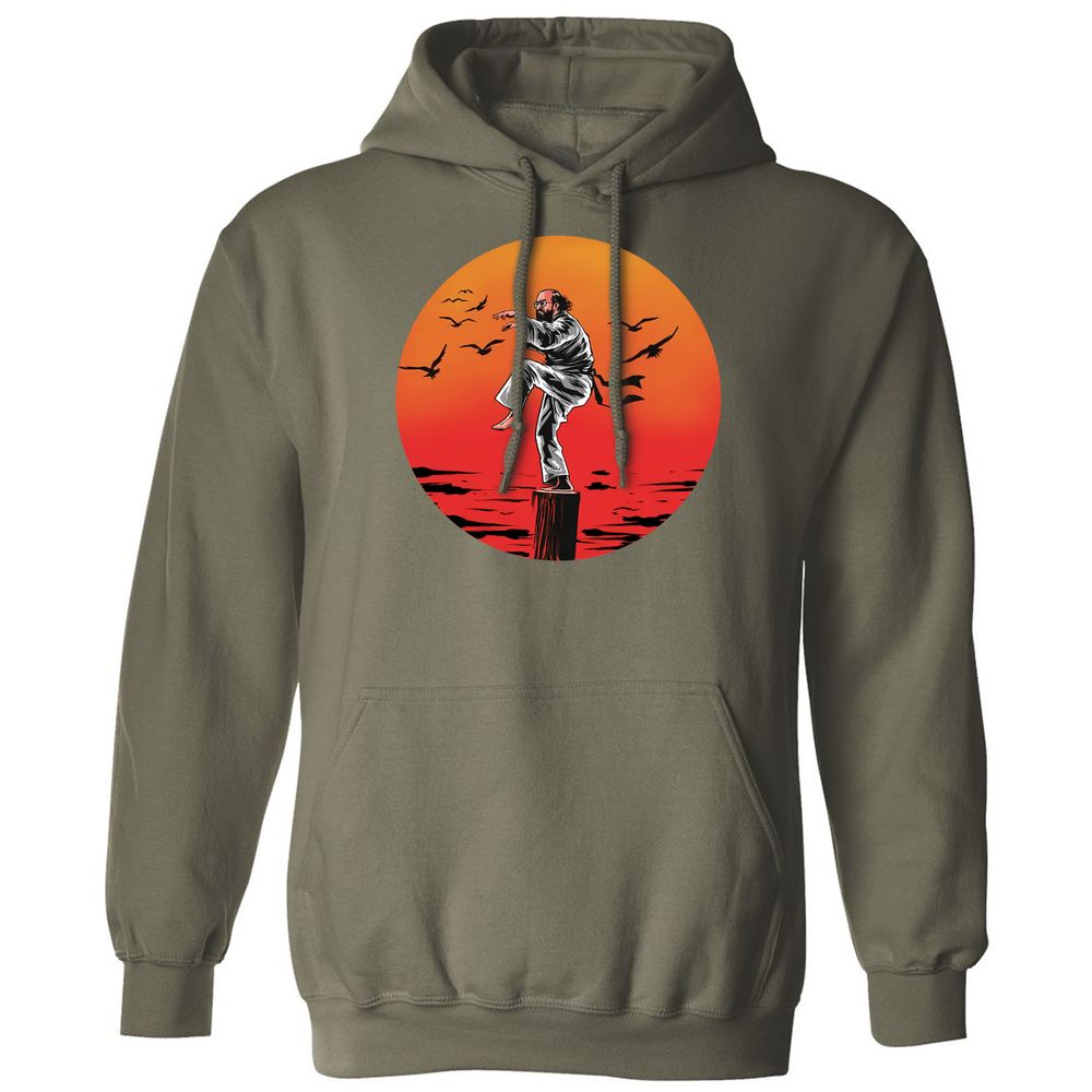 Classic Unisex Hoodie - MSH91W8B - Military Green - 4